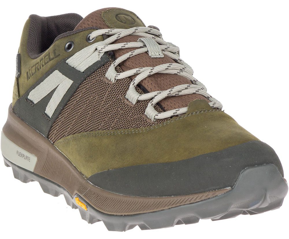 Tenis Homem - Merrell Zion Waterproof - Verde Oliva - GQA320598